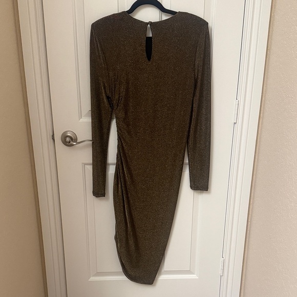 Veronica Beard Cyrus Stretch Metallic Minidress - Picture 6 of 6